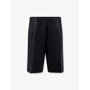 Laneus Men Viscose And Linen Bermuda Shorts